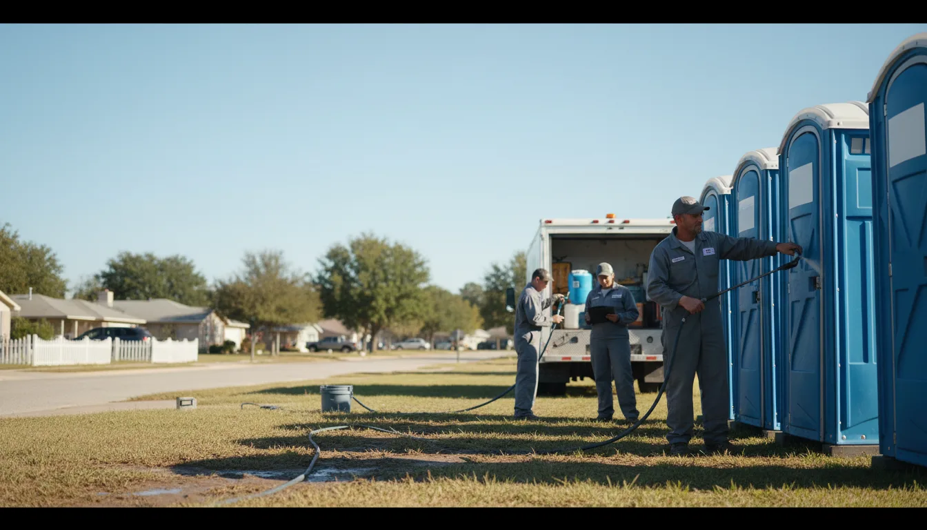 Long-Term Portable Toilet Rental in Pittsburg, OK near me